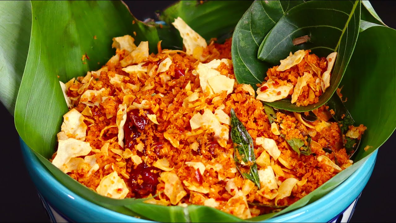 രുചിയിൽ അലിഞ്ഞുപോകും പപ്പടം ചമ്മന്തി| Kerala Traditional Pappadam Chammanthi| Easy Pappada Thoran