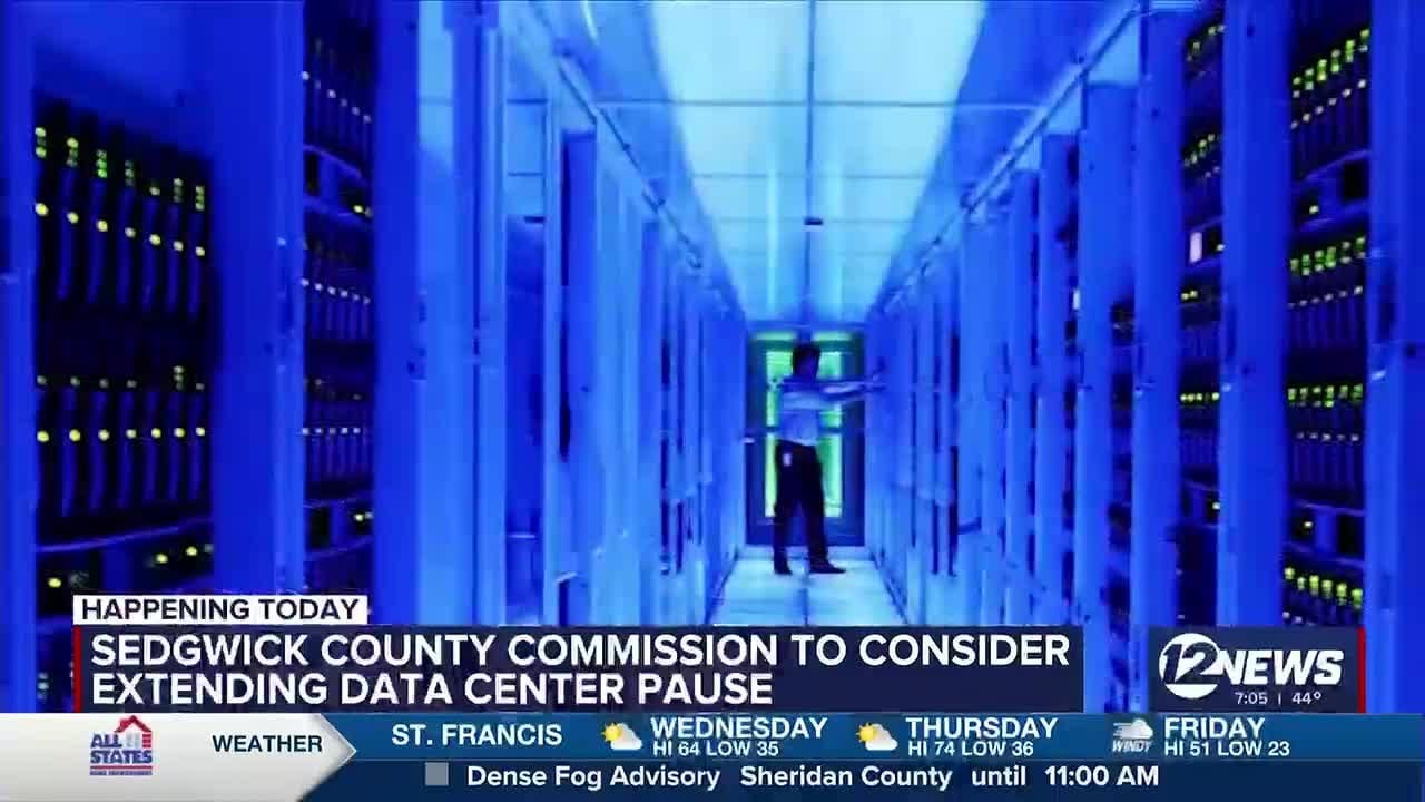 Sedgwick County leaders consider extending pause on data center applications