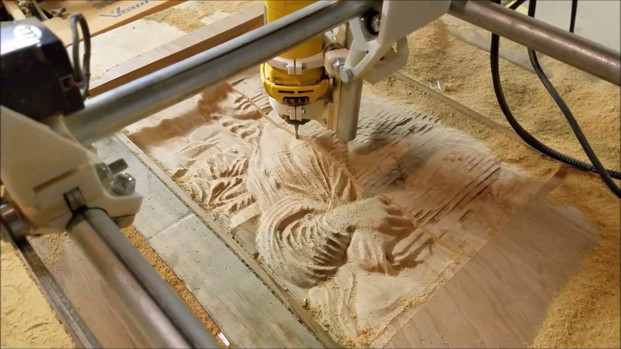 Mona Lisa relief by MPCNC mostly printed CNC