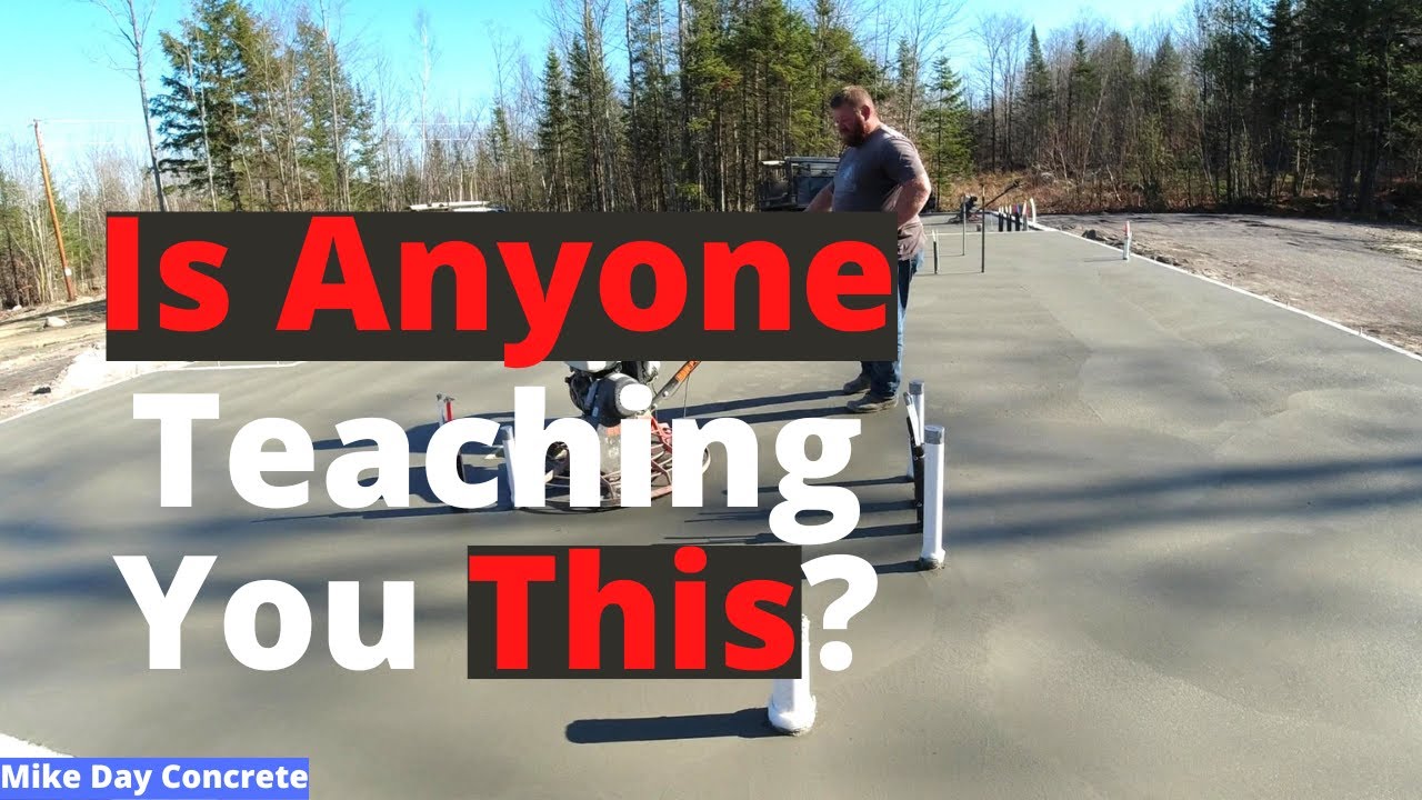 There's No Concrete Finishing Video Like This On YouTube!