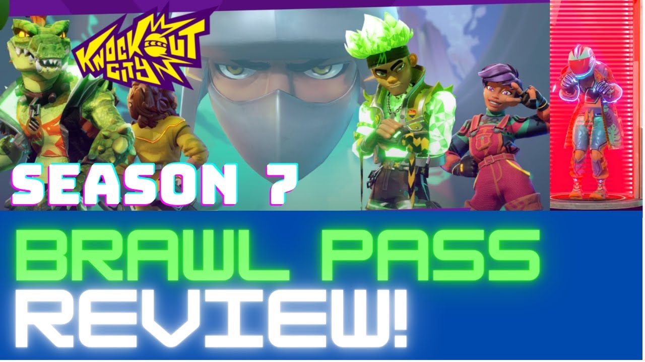 KNOCKOUT CITY SHOCKING ITEMS REVEALED!!!* | Season 7 Brawl Pass Review!