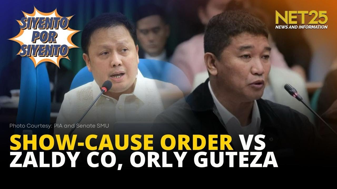 Senado, naghain ng show-cause order kina Zaldy Co at Orly Guteza