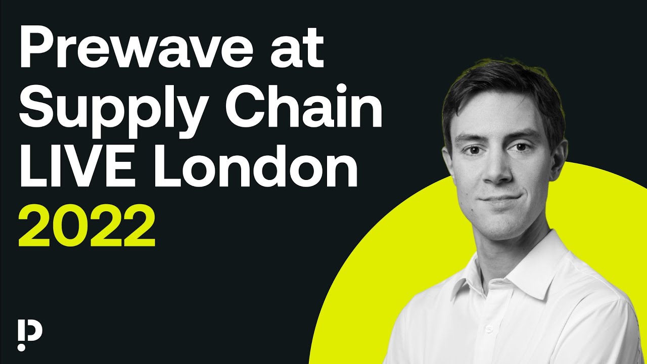Prewave's Harald Nitschinger takes the stand at Supply Chain LIVE London 2022