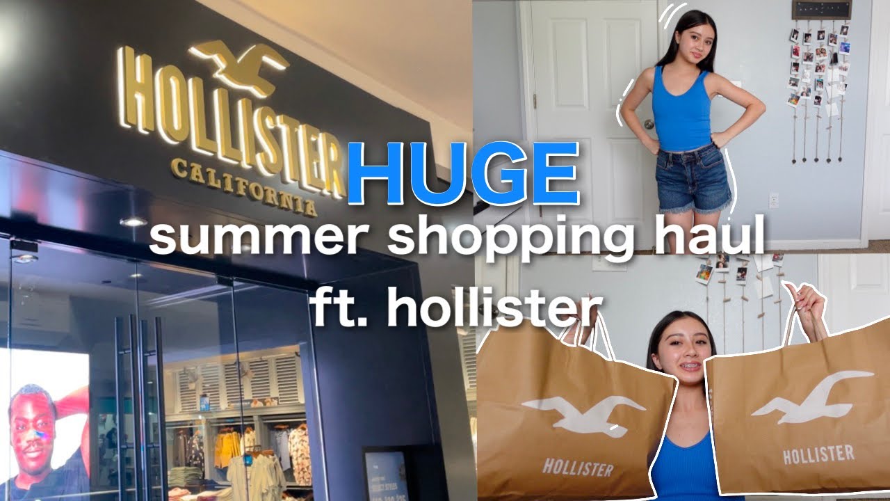 SUMMER SHOPPING SPREE/TRY ON HAUL ft. hollister