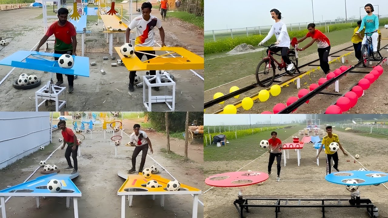 Football Match With Balloon Bursting Twist – Guess The Final Winner 🤔| Compitition🔥/ Sahil Challenge