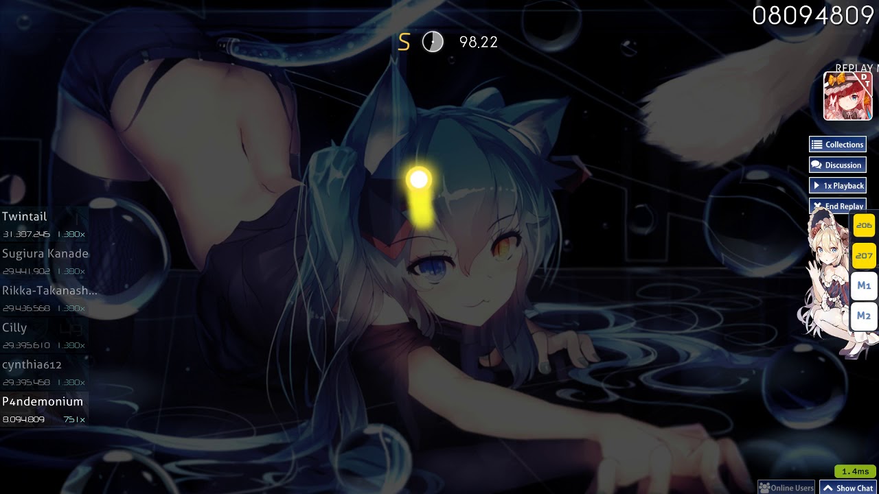 Nanahoshi Kangengakudan feat.Matsushita - Dance Number o Tomo ni | [Hard] | 444BPM(with DT) FC