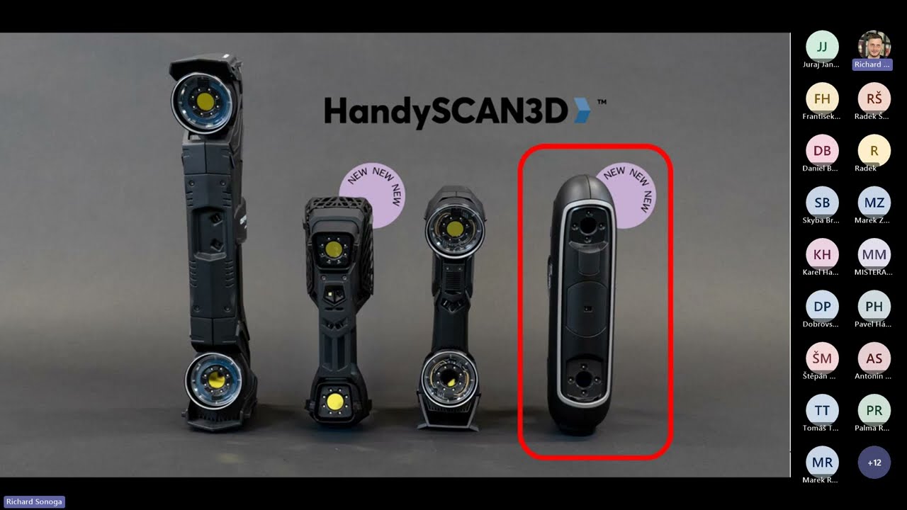 Reverzné inžinierstvo s novým skenerom HandySCAN PRO