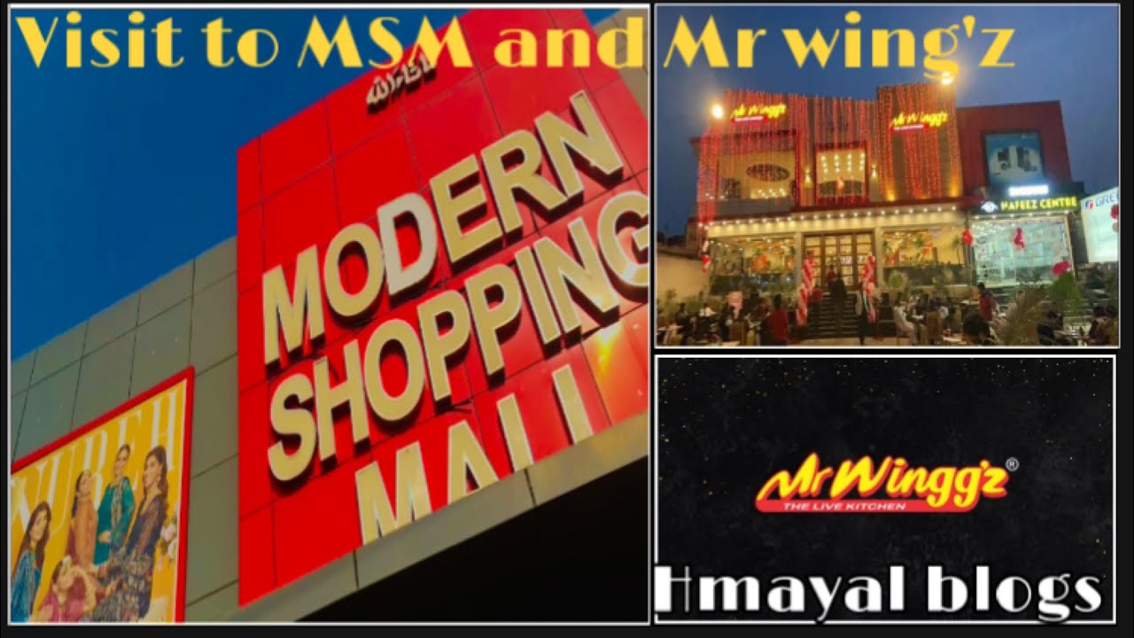 Modern Shopping Mall Sargodha||Visit to Mr Wing’z sargodha|| 50%off on branded items||