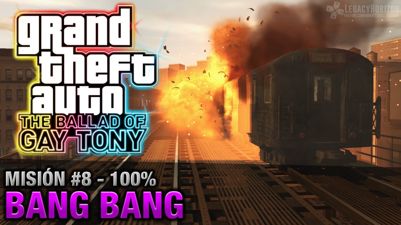 GTA:The Ballad of Gay Tony  - Misión #8 - Bang Bang [100%] (Español - 1080p 60fps)