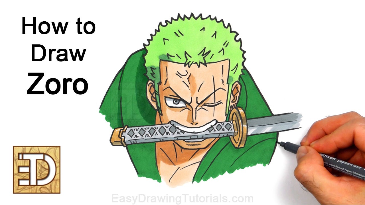 How to Draw Zoro from One Piece
