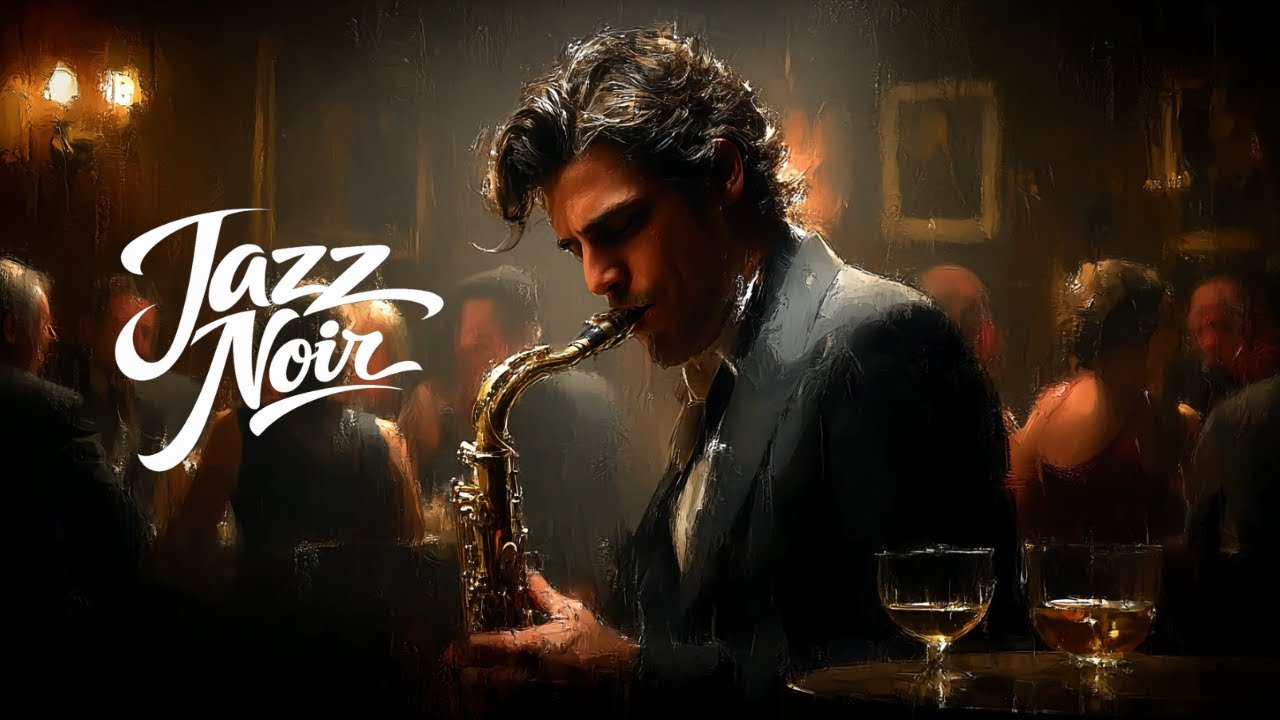 Amber Hour Noir — 2 Hours of 1940s–1950s Jazz Club Nights for Focus & Unwind | Vintage Jazz Bar