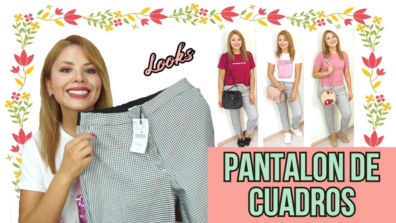 4 LOOKS con PANTALÓN PATA DE GALLO en OTOÑO/ CÓMO COMBINAR CUADROS/DaY_BB