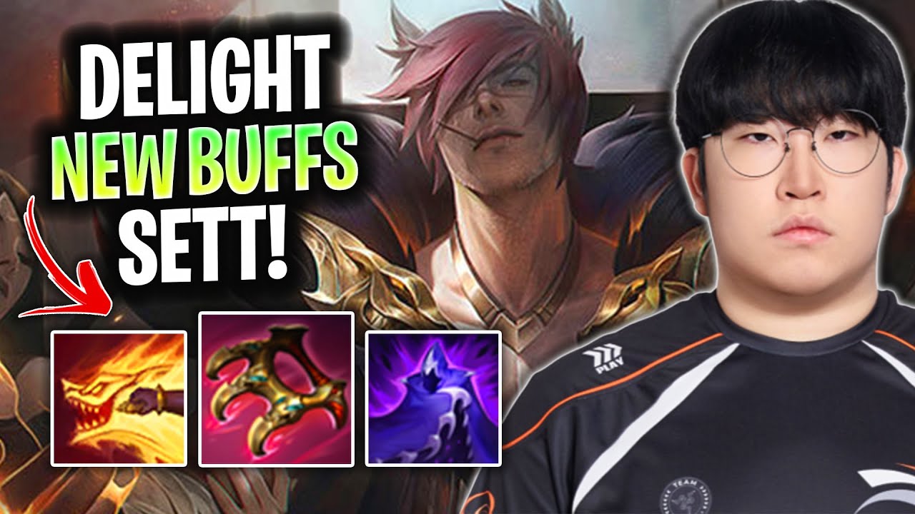 DELIGHT IS READY TO PLAY SETT! *NEW BUFFS* | HLE Delight Plays Sett Support vs Alistar!