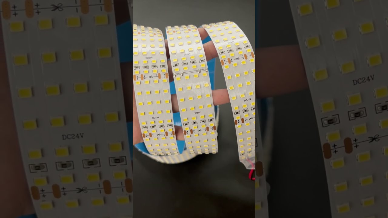 5m/16.4Ft Quad Row Ultra Bright White LED Tape Light with 90+ High CRI - Superlightingled