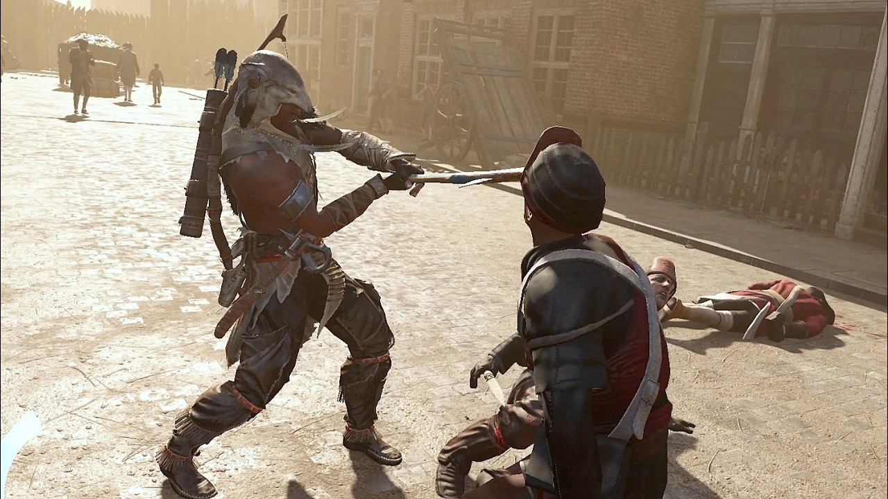 Assassin's Creed 3 Remastered Animal Spirit & Gunstock War Club High Action Gameplay  in New York