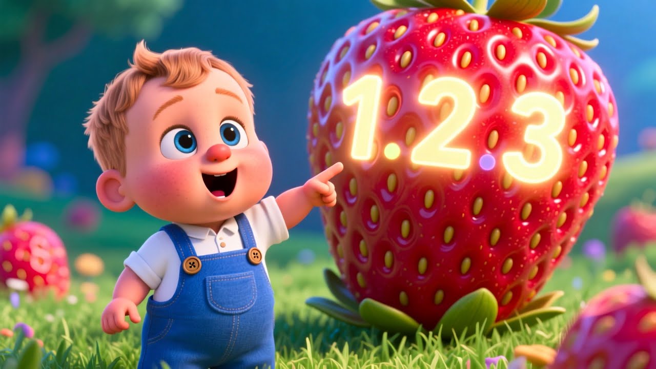 Strawberry Farm Baby Visit 🍓👶 | Fun Kids Song | Playful Nursery Rhyme