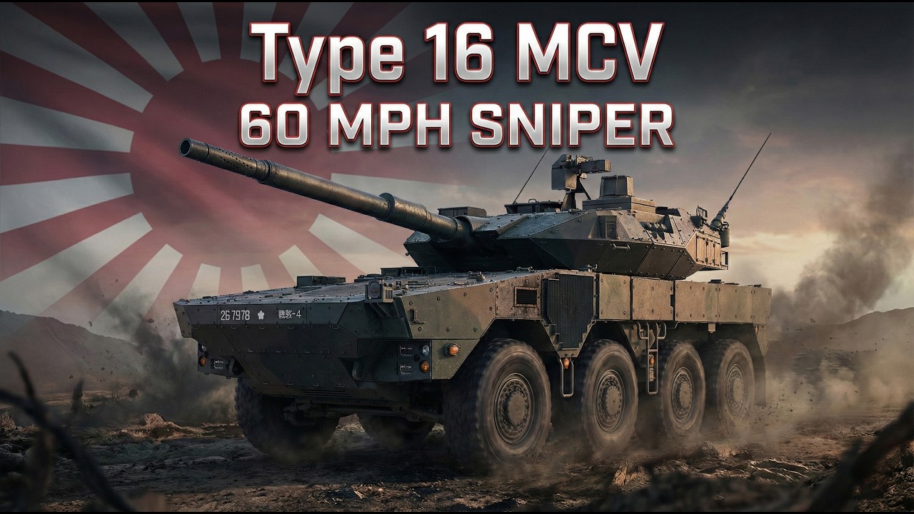 Why Japan is Replacing Heavy Tanks with THIS Wheeled Monster (Type 16 MCV)