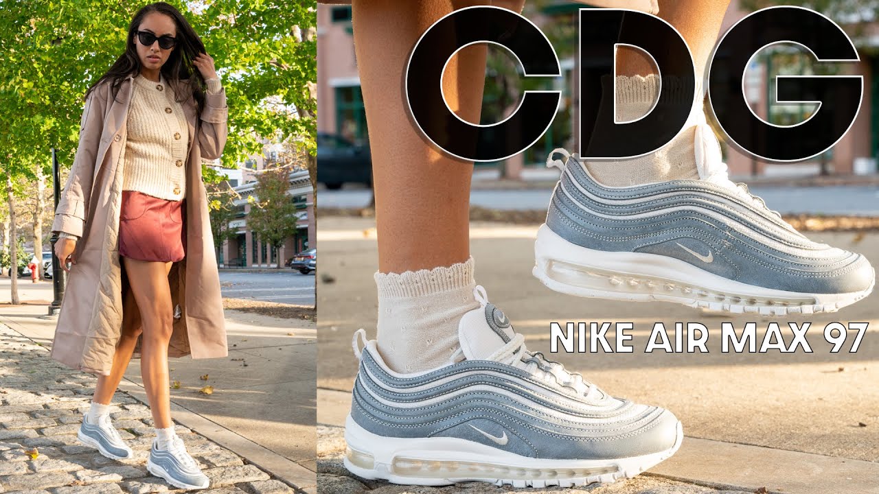 A BARGAIN AT $280? COMME DES GARCONS x Air Max 97 Glacier Grey On Foot Review and How to Style