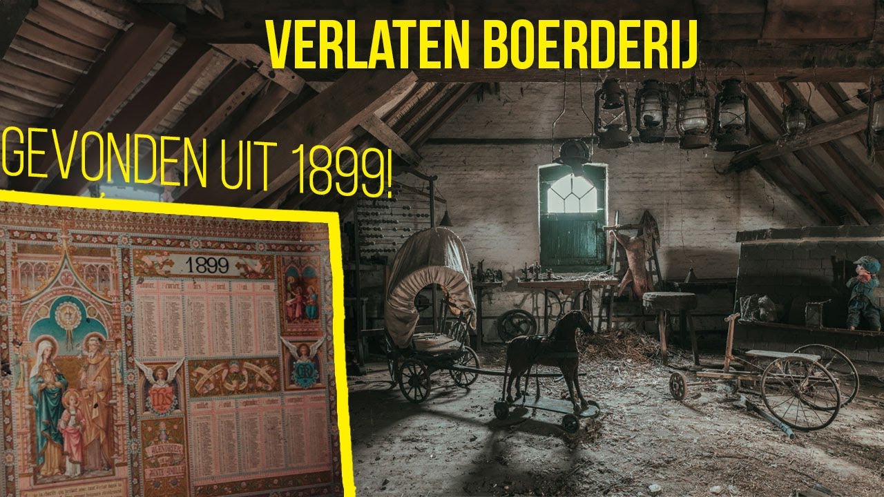 Wij bezoeken een Verlaten Boerderij met Museum | ALLES IS ACHTERGELATEN