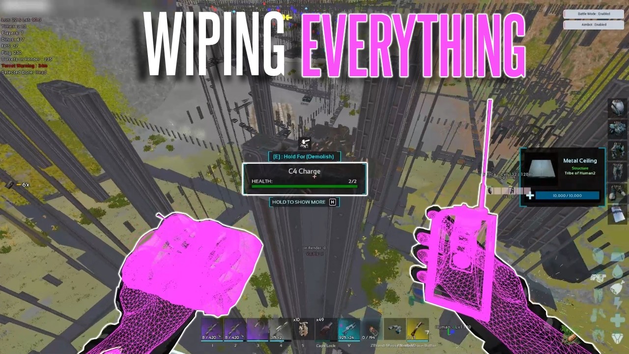 WIPING EVERYTHING | ARK OFFICIAL SMALL TRIBES PVP | AURORA ARK SURVIVAL ASCENDED CHEAT 2026