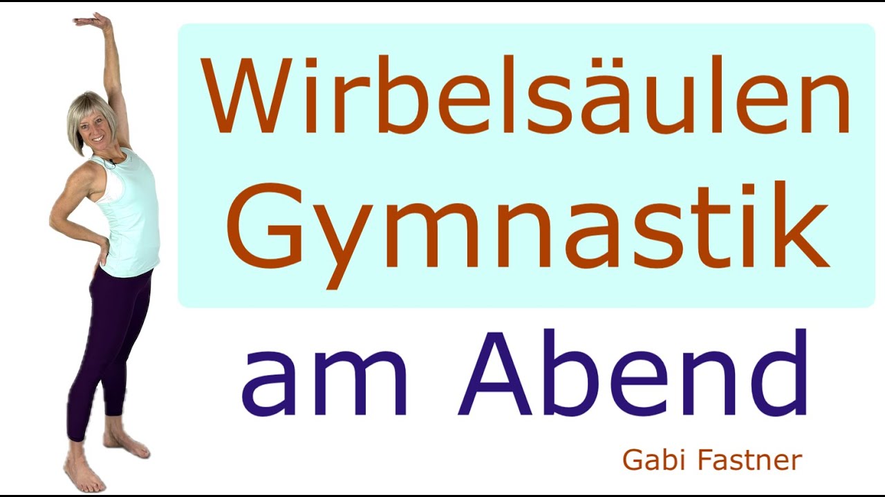 🌓 43 min. Wirbelsäulengymnastik am Abend | sanfte Rückenkursstunde, ohne Geräte