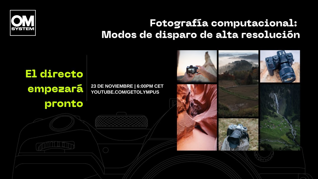 Fotografía computacional. Modos de disparo de alta resolución.