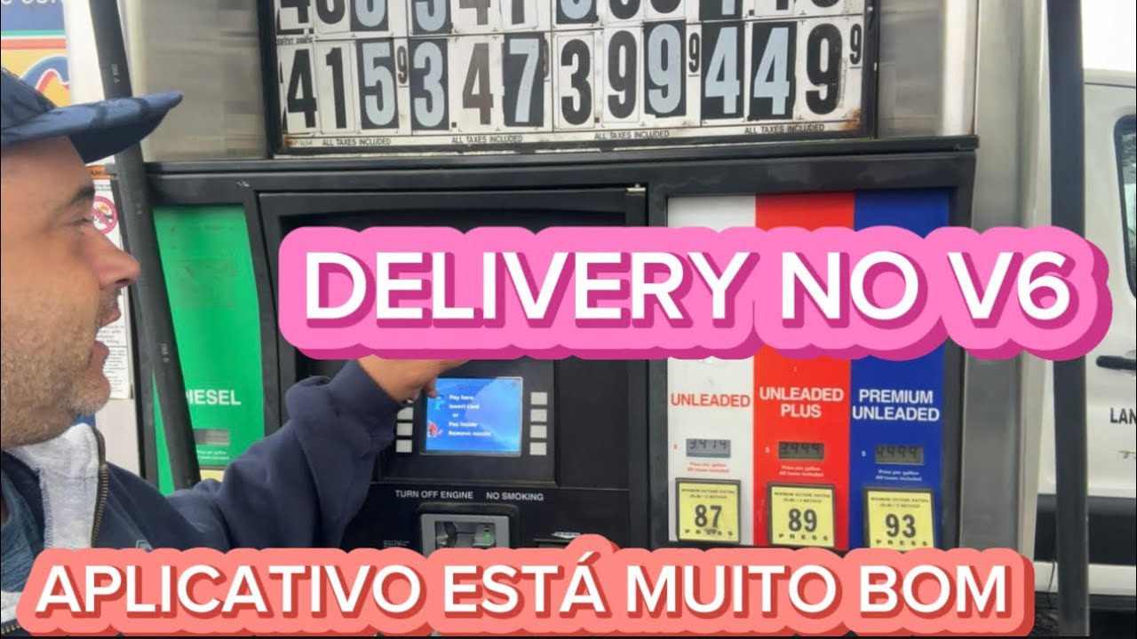 UM DIA FAZENDO DELIVERY NA VAN MOTOR V6, DELIVERY ESTÁ BOM AINDA.