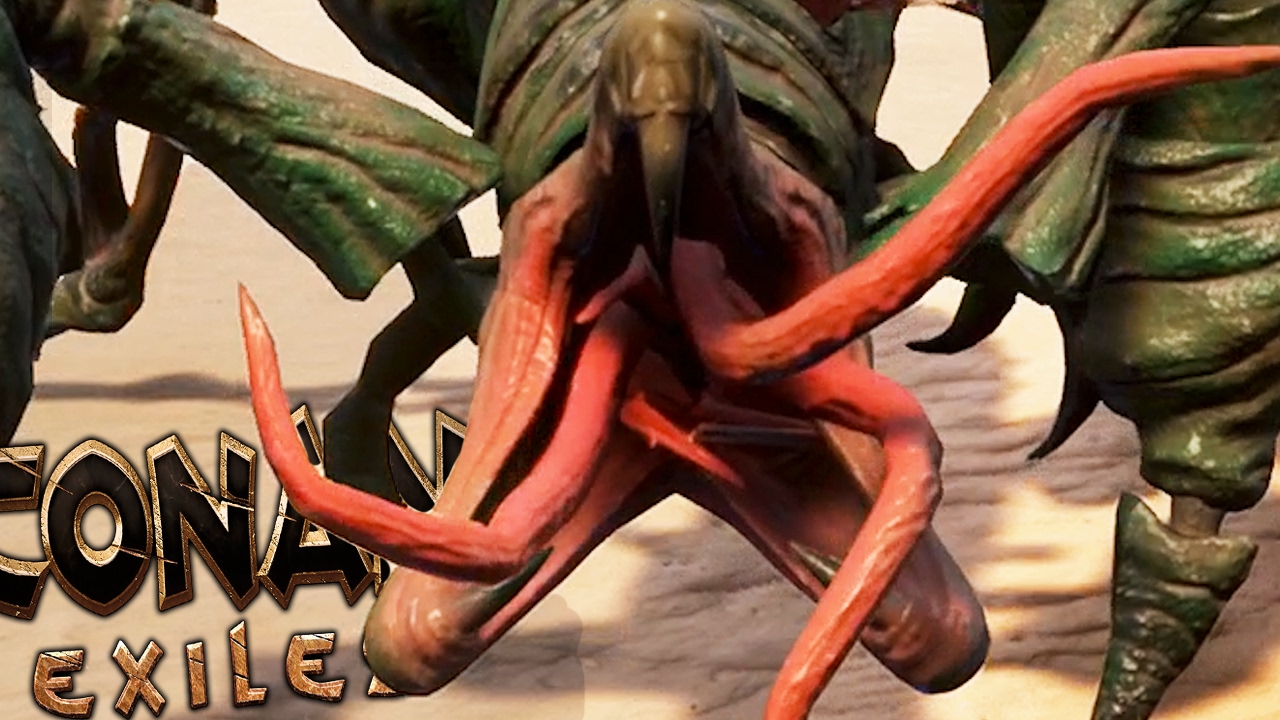 Conan Exiles - STRANGE BEASTS & MAKING WEREWOLF FRIENDS - #7 (Conan Exiles Gameplay)