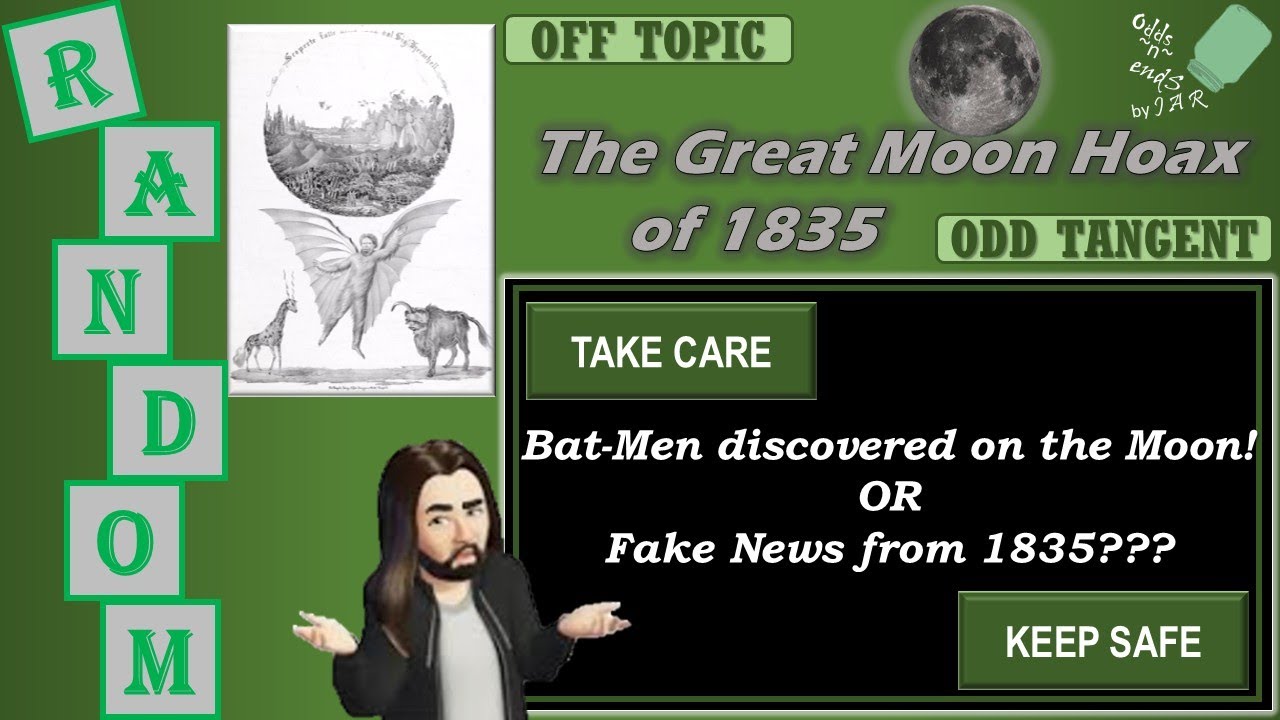 Life on the Moon or The Great Moon Hoax of 1835???