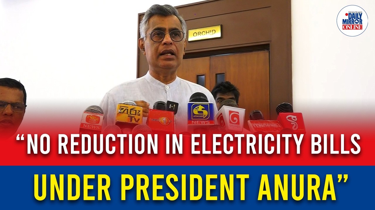 “No Reduction in electricity Bills Under president Anura”