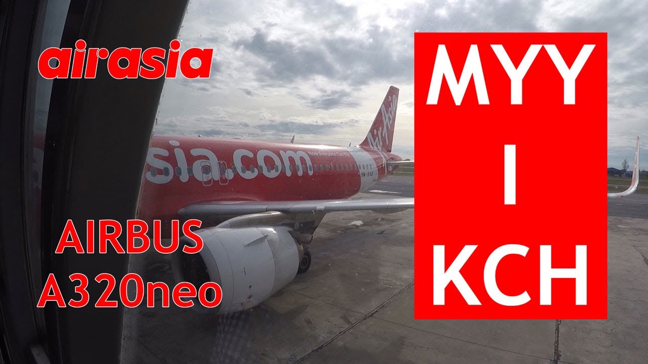 TRIP REPORT | AirAsia A320neo AK6181: Miri MYY ✈ Kuching Int'l KCH | 1st Business Trip in Ages!