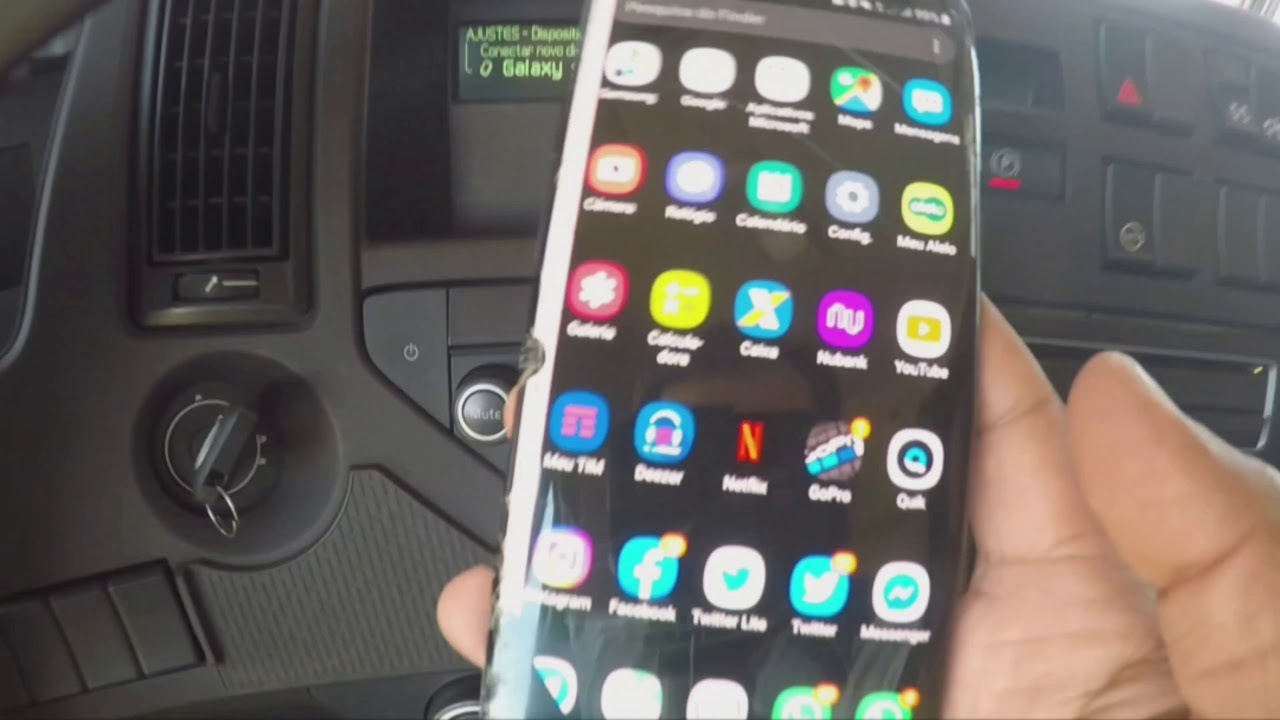 Conectando celular no som do Volvo, smartphone buetooth multimídia