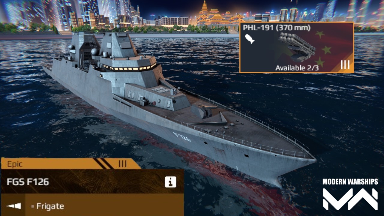 PHL-191 (370 mm) New Vip Battlepass Grenade launcher - Review & Gameplay - Modern Warships