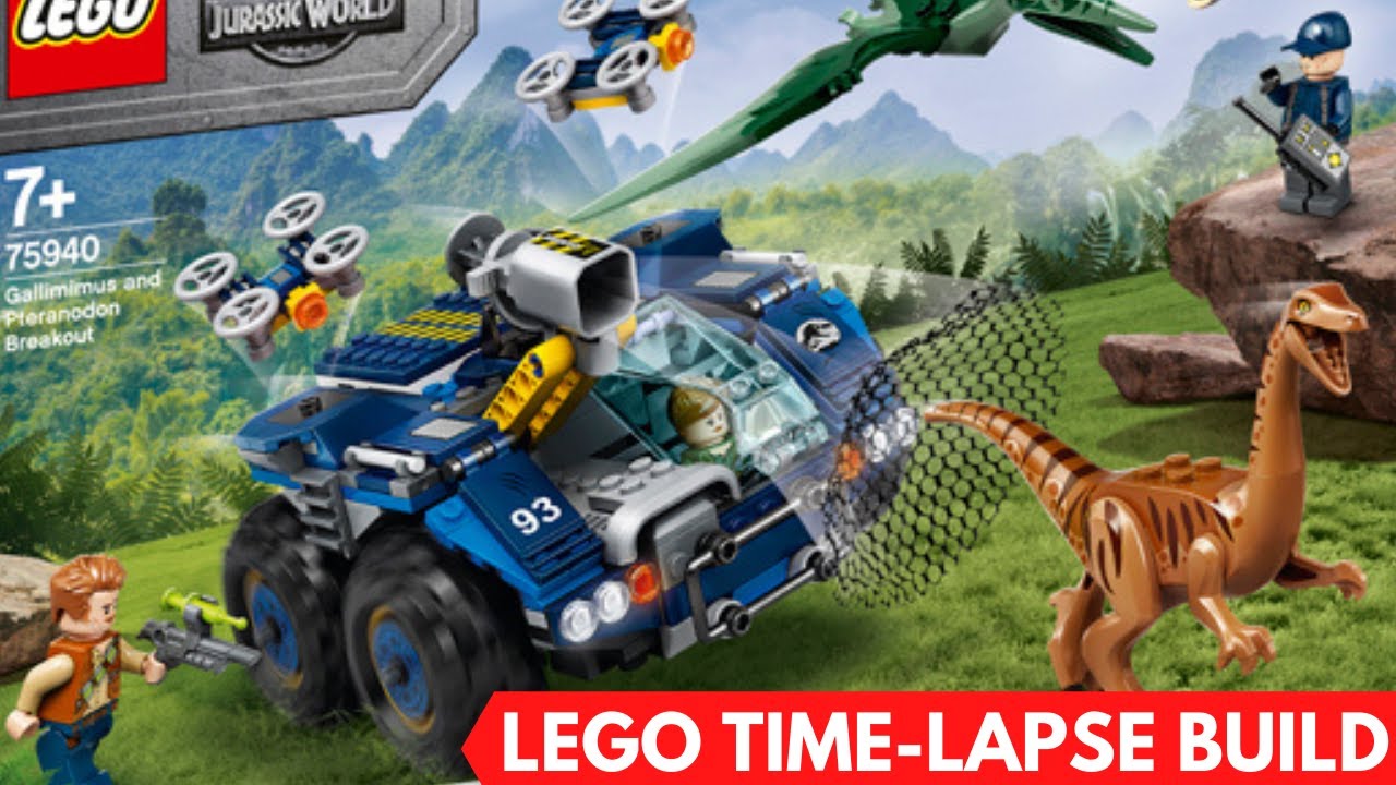 Lucas and dad - Lego Jurassic World 75940 - Time-Lapse Build
