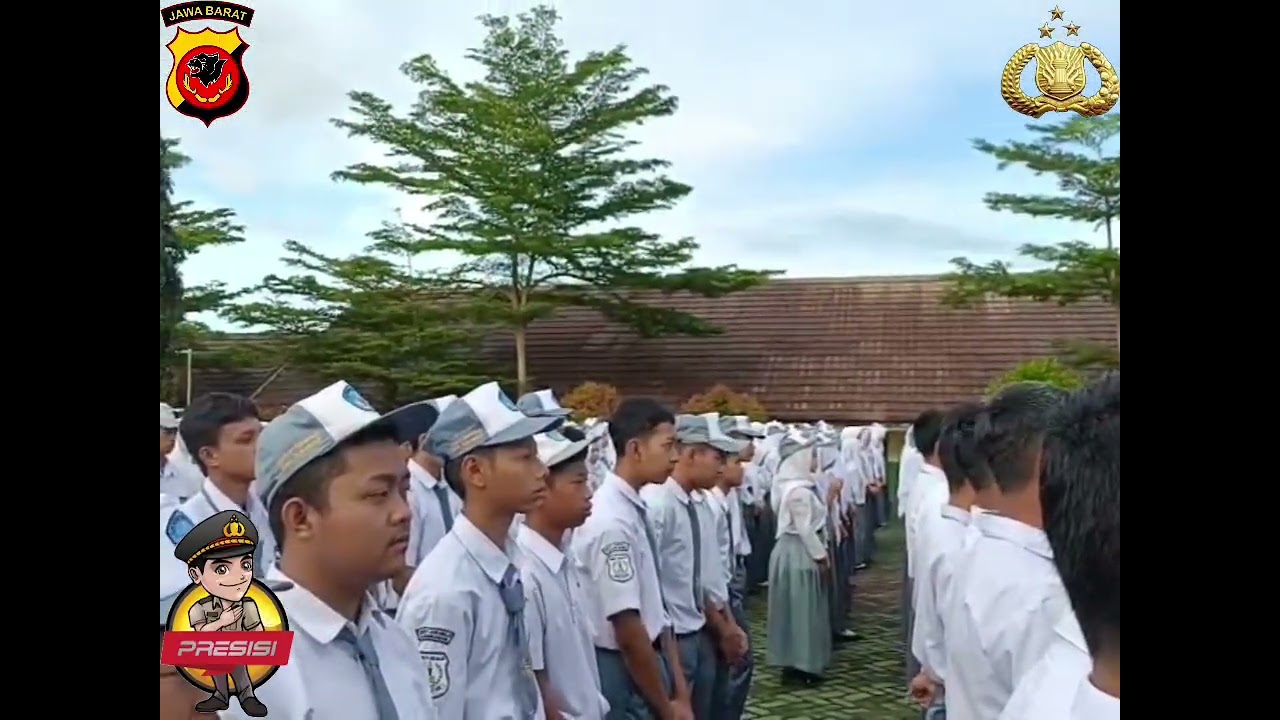 Bangun Karakter Pelajar, Kapolsek Jadi Pembina upacara di SMKN 1 Pertanian Sukaraja 