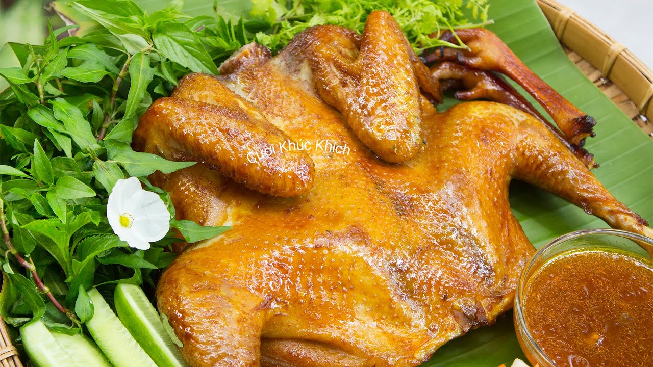 CÁCH LÀM GÀ NƯỚNG MẬT ONG THỊT ĐẬM ĐÀ DA VÀNG GIÒN HẤP DẪN - CKK