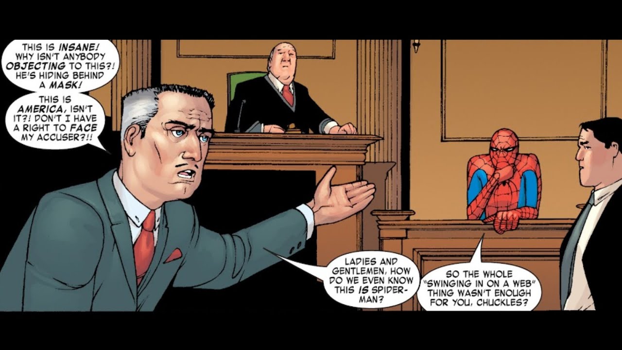 Spider-Man and JJJ in court (Comic Dub)