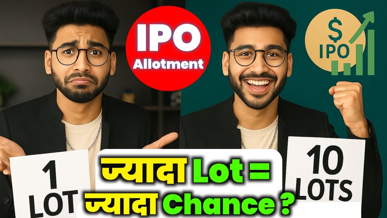 IPO Me 1 Lot vs 10 Lot &mdash; Kisme Jyada Chances Hote Hain? Proof ke sath🙏
