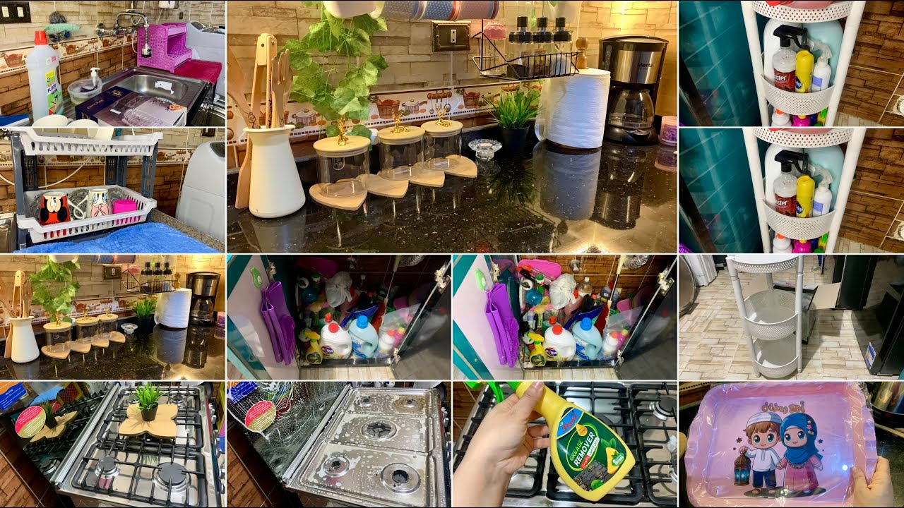 ترتيب وتنظيم مشتريات🛒 رمضان 2026 🌙🌒تنظيم المطبخ بميزانية ذكية📱