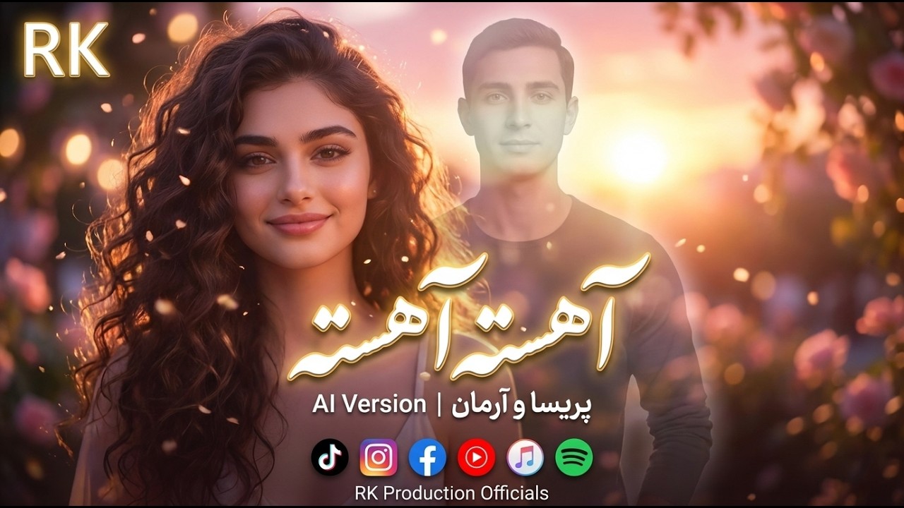 آهسته آهسته | اجرای عاشقانه و شنیدنی پریسا و آرمان (AI Version)