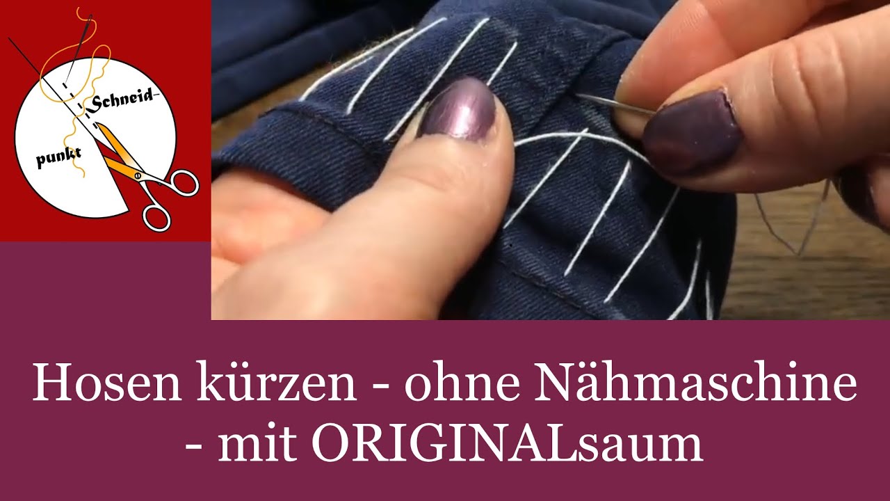 Hosen kürzen ohne Nähmaschine - kinderleicht mit Originalsaum