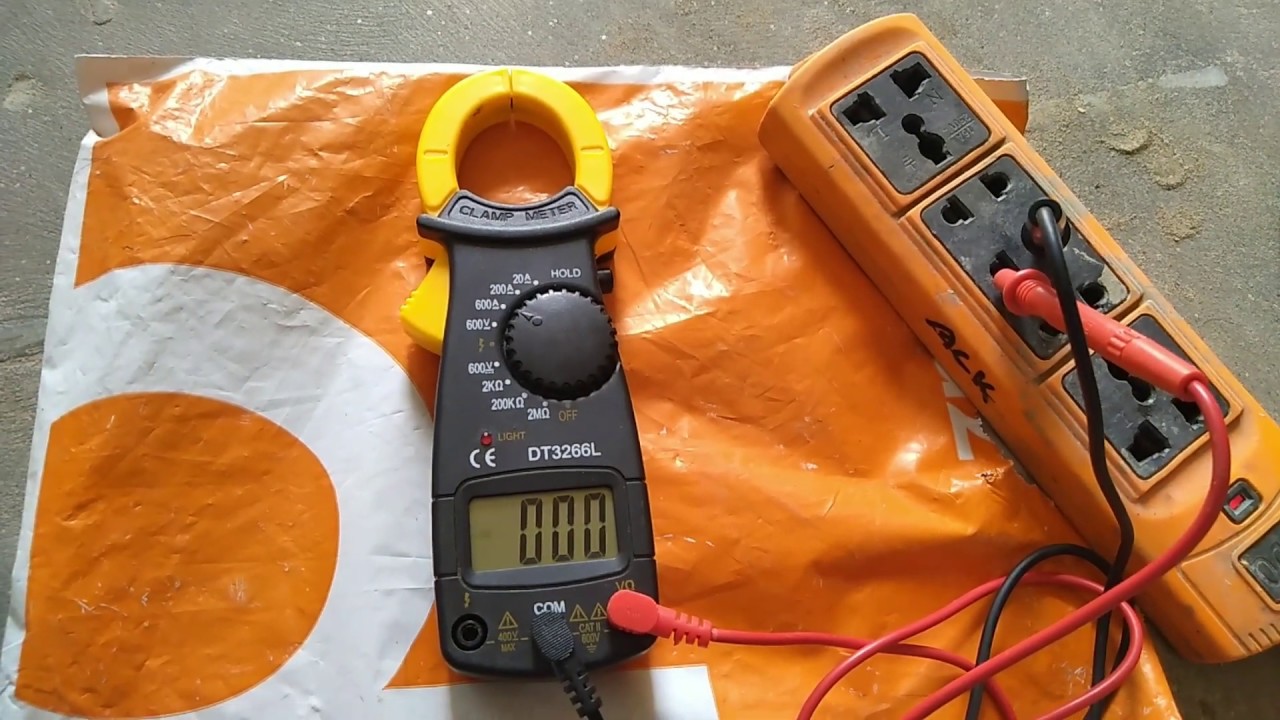 Digital Clamp Meter Dt3266l Test