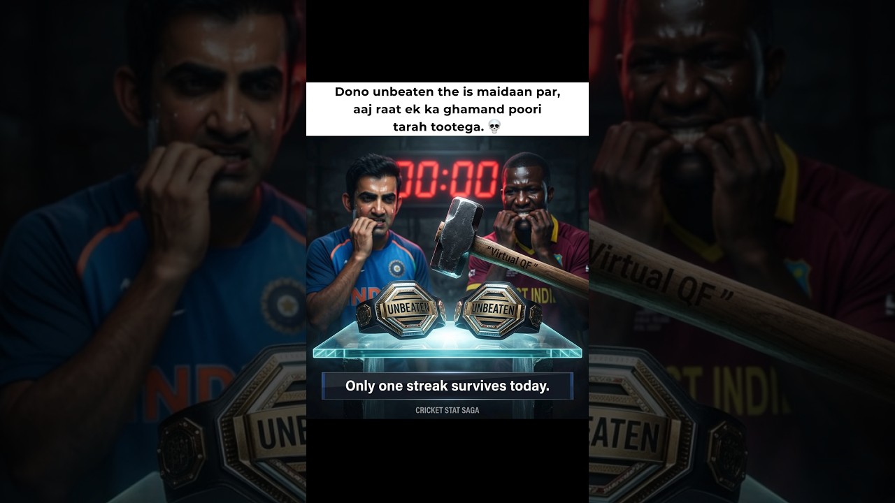 INDIA vs WI: The Ultimate Streak KILLER! 💀🔨 #Cricket
