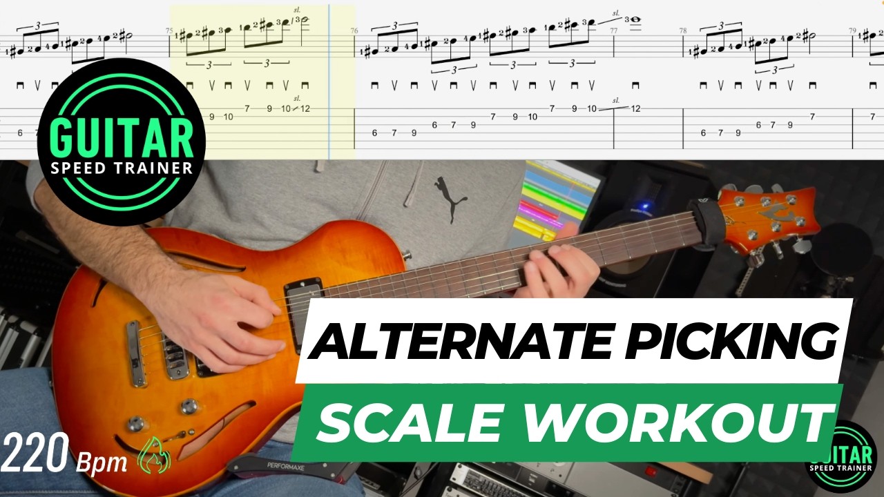 Alternate Picking Speed Workout – Master String Changes Fast!
