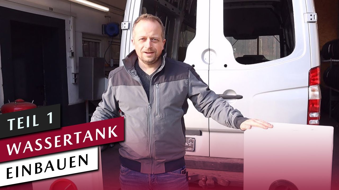 💧 Frisch-Wassertank / Abwassertank (Unterflur) am Mercedes Sprinter einbauen [Camper Ausbau Pt. 11]