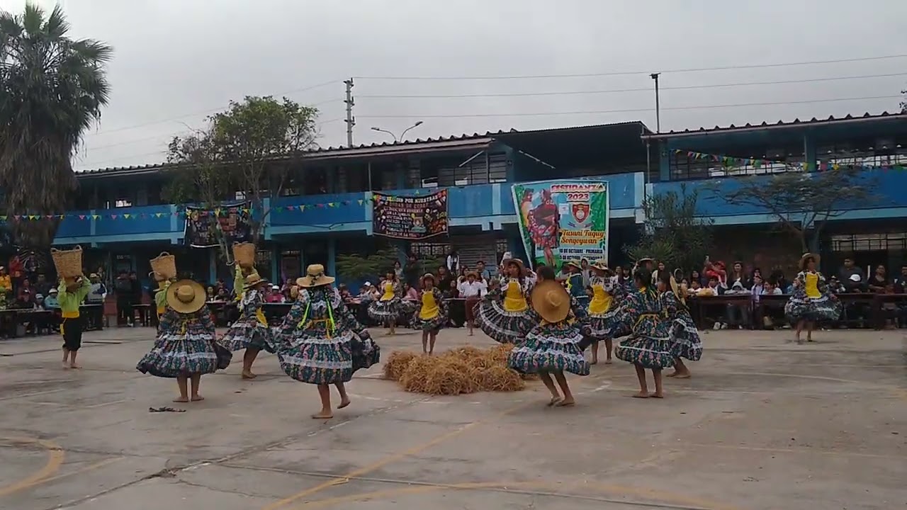 Elías Aguirre 7224 6°B primaria danza cosecha de Arroz 🍚 2023