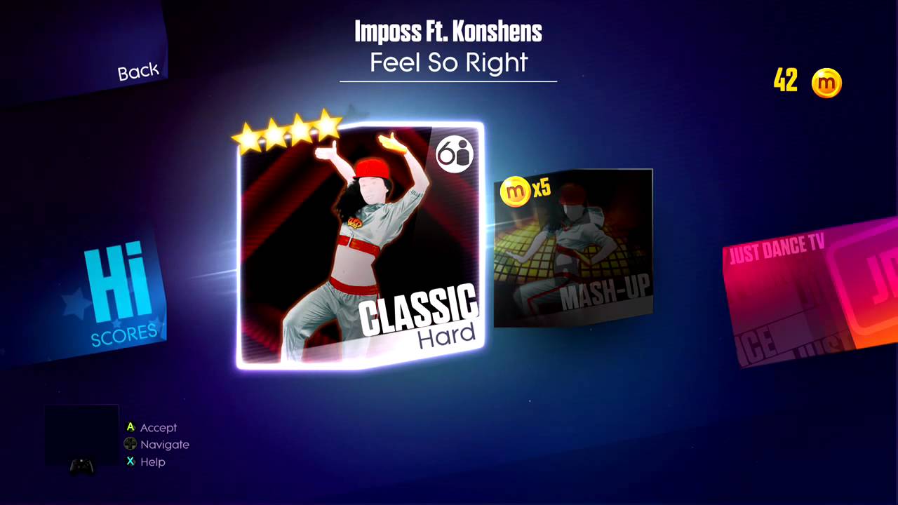 Just Dance 2014 - Xbox One Menu