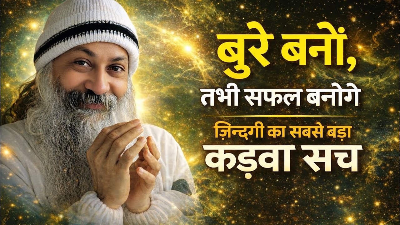 OSHO - ज़िन्दगी का सबसे बड़ा कड़वा सच | सुनकर सोच बदल जाएगी | Osho Hindi Speech 