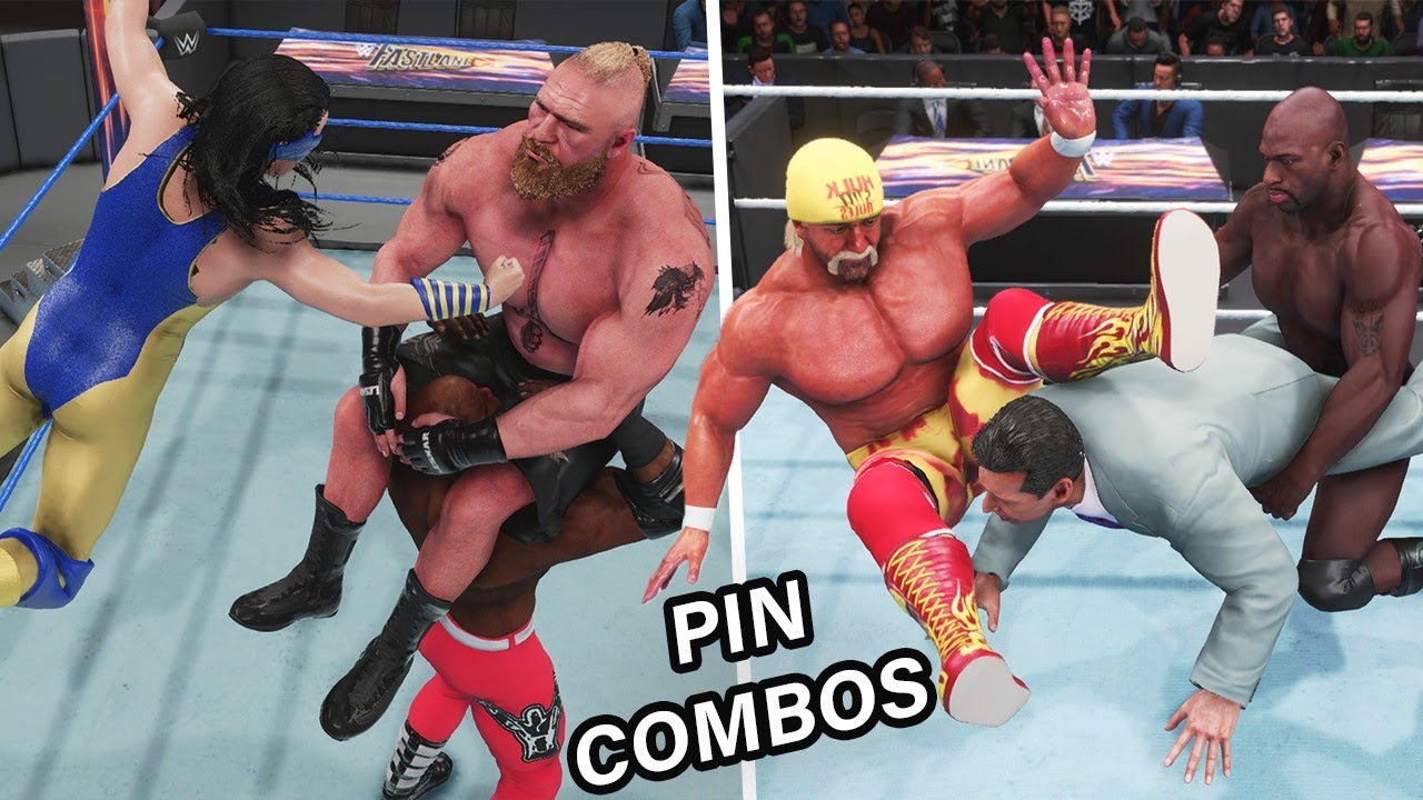 26 Tag team moves that has a pin combo in wwe 2k games