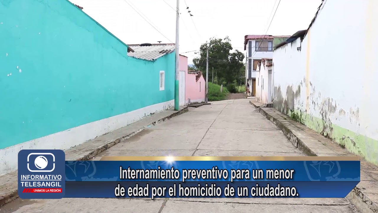 Internamiento preventivo para menor de edad por el homicidio de un ciudadano.